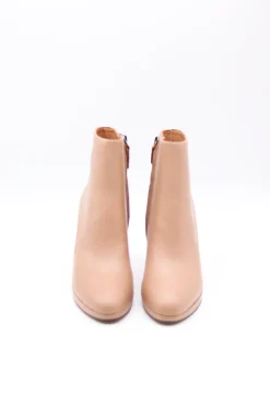 Absatz-Stiefelette nude