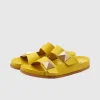 Alix Slides Nappa Lime