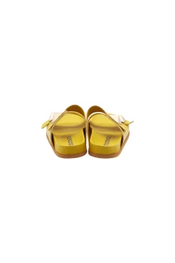 Alix Slides Nappa Lime
