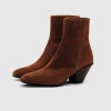 Ally Boots Camoscio Sigaro