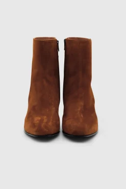 Ally Boots Camoscio Sigaro