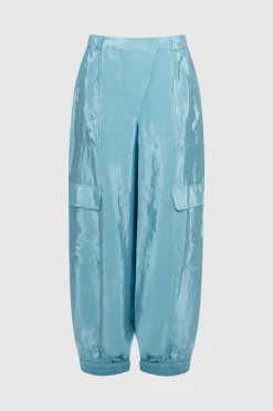 ARTEMIS PARACHUTE CARGO PANTS BLUE