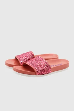 Audry Slides Camoscio Pink