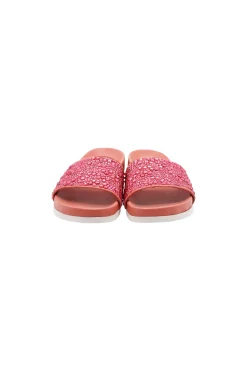 Audry Slides Camoscio Pink