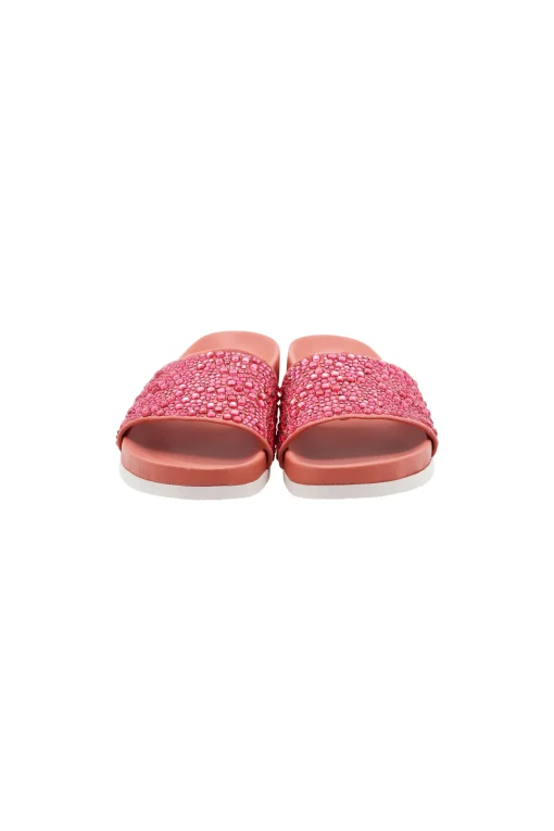 Audry Slides Camoscio Pink