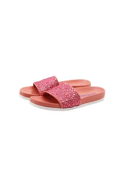 Audry Slides Camoscio Pink