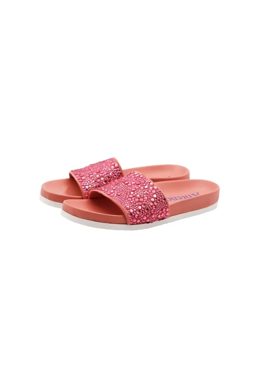 Audry Slides Camoscio Pink