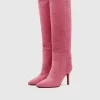 Aura Mock Boots Pink