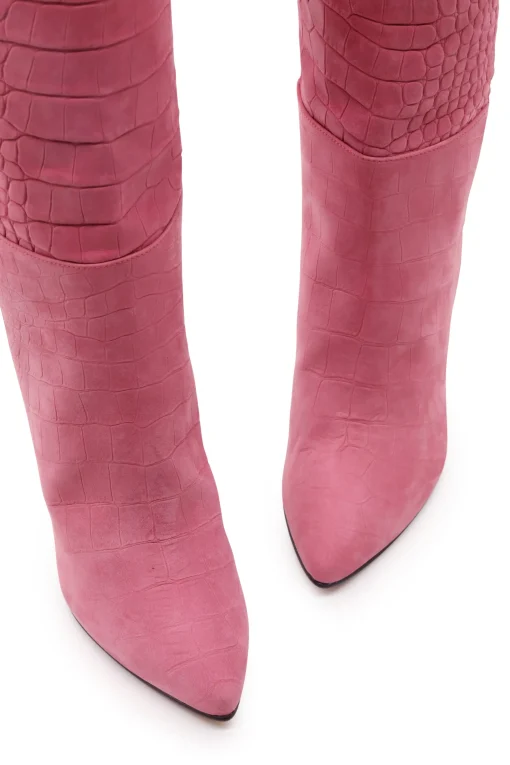 Aura Mock Boots Pink