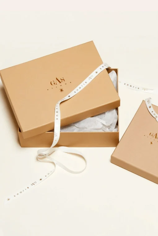 Biba Earrings White/ Gold