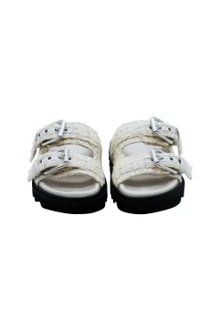 Bolum Tweed Sandals