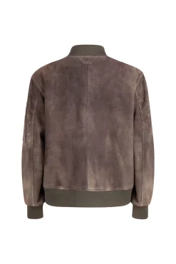 Bomber Jacket Suede Navy