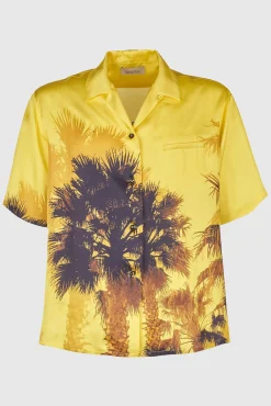 Bowling Palme Shirt Yellow