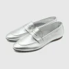 Camoscio Loafer Argento