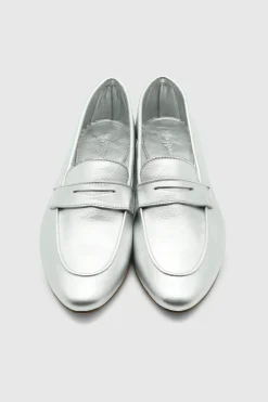 Camoscio Loafer Argento