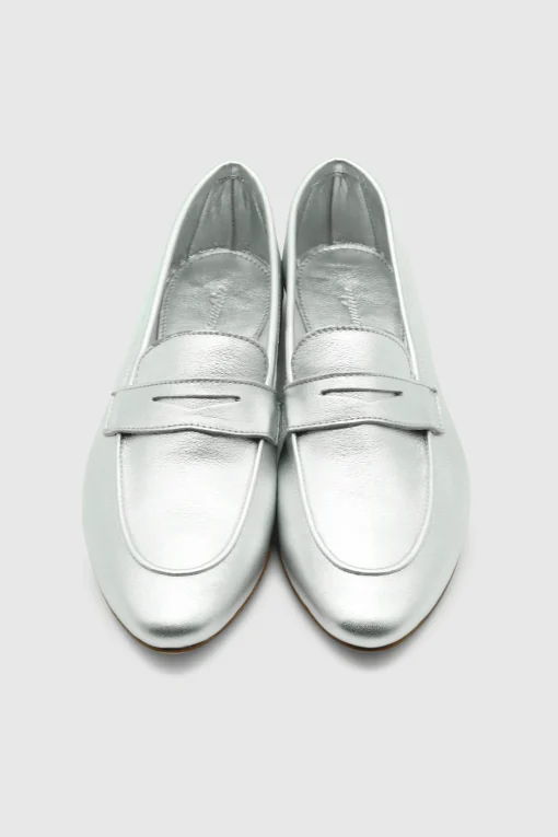 Camoscio Loafer Argento