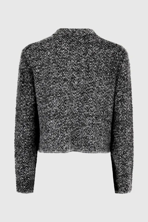 Cardigan Herringbone