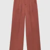 Carrie Pants Terracotta Silk