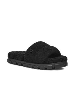 Cozetta Curly Slides Black