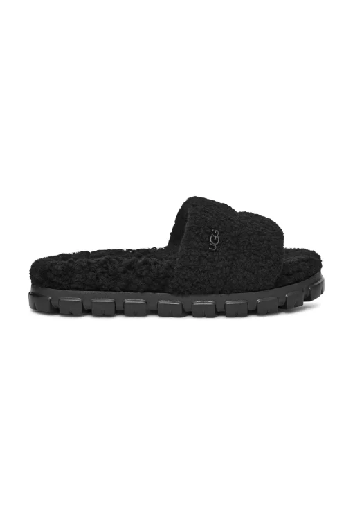 Cozetta Curly Slides Black