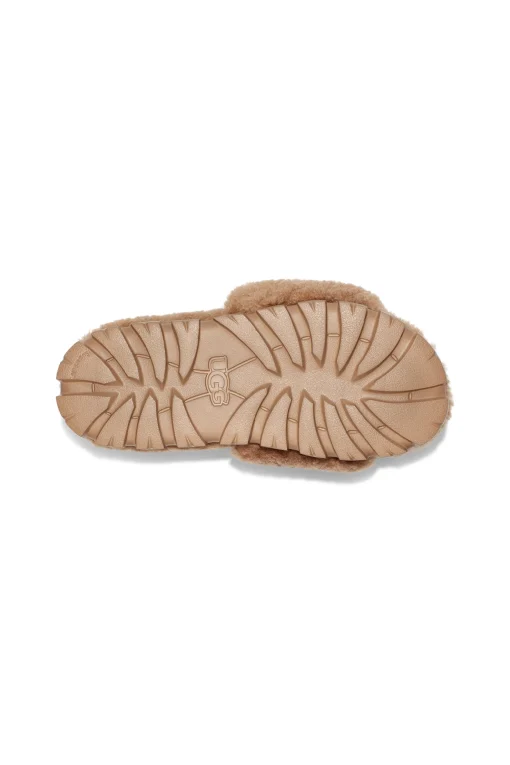 Cozetta Curly Slides Chestnut