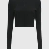 Crop Top Anchor Embrodery