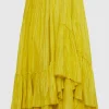 Crushed Skirt Sun Glare
