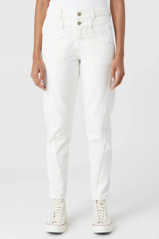 Curved-X Creme Jeans
