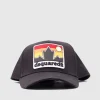 D2 Patch Baseball Cap Sun Set Black