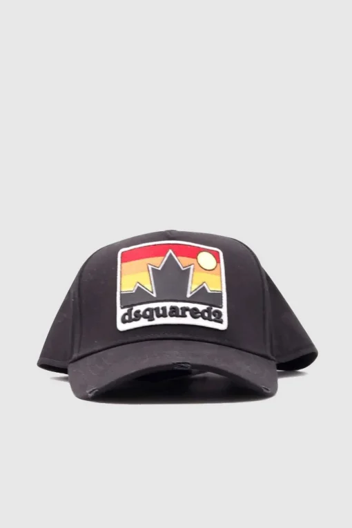 D2 Patch Baseball Cap Sun Set Black