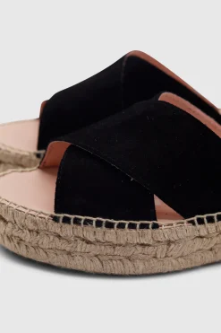 Double Sole X Bands Sandals Black