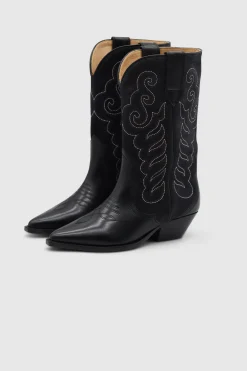 Duerto Gz Cowboy Boots Black Faded