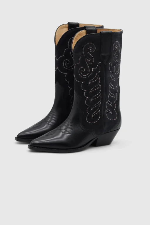 Duerto Gz Cowboy Boots Black Faded