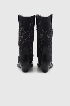 Duerto Gz Cowboy Boots Black Faded
