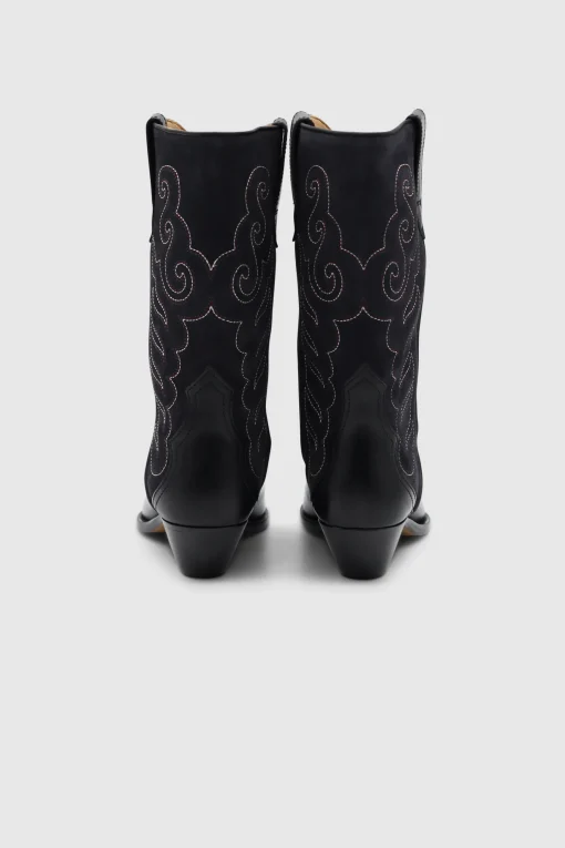Duerto Gz Cowboy Boots Black Faded
