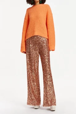 Entry Sequin Pants Tiger Blossom