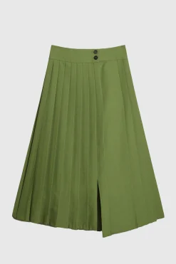 Folded Skirt Pesto