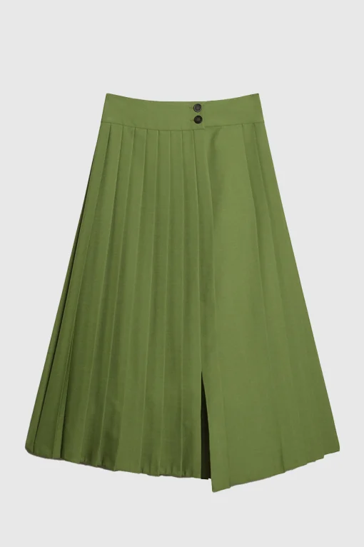 Folded Skirt Pesto