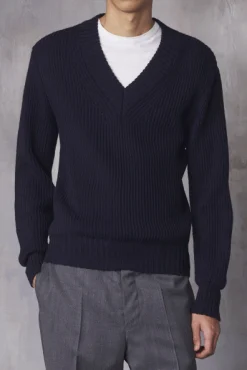 Francis V-Neck Dark Navy
