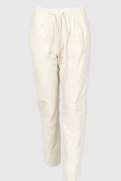 Gift Leather Pants Eggshell