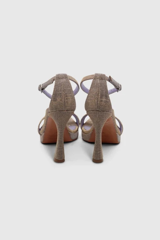 Glitter Sandals Night Beige