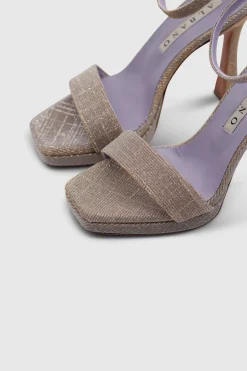 Glitter Sandals Night Beige
