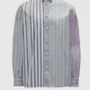 Hemd Multi Stripe Patchwork