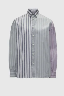 Hemd Multi Stripe Patchwork