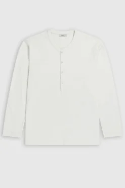 Henley Sweatshirt Ivory