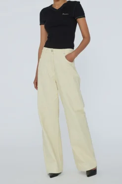 Hose Striped Twill Wide