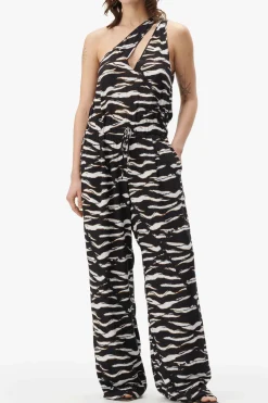 Jumpsuit Daliya Dark Zebra Wave