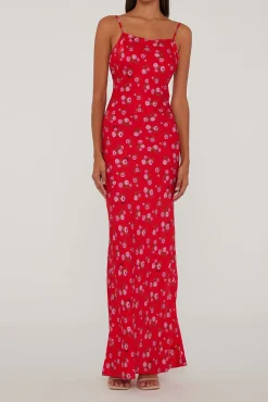 Kleid Printed Maxi