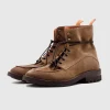 Lined Lace up Boots Taupe