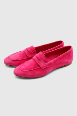 Loafer Camoscio Fuxia
